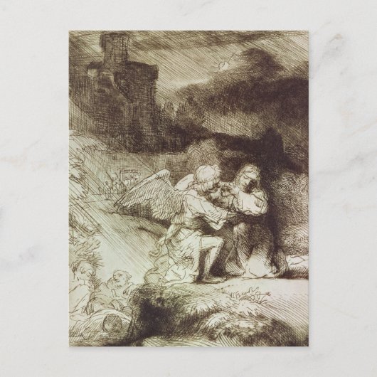 De Agony in de tuin Briefkaart (Voorkant)