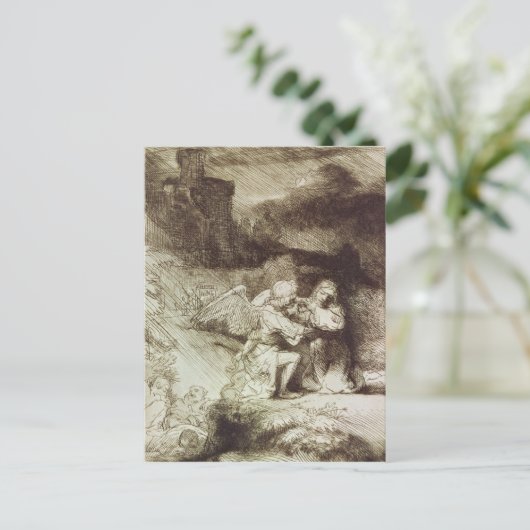 De Agony in de tuin Briefkaart (Staand voorkant)