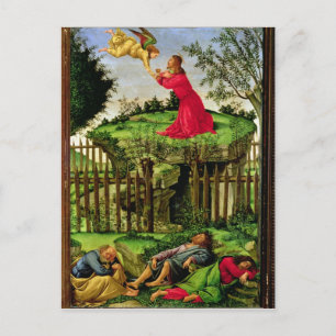 De Agony in de tuin, c.1500 Briefkaart