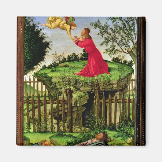 De Agony in de tuin, c.1500 Magneet (Voorkant)