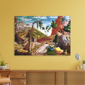 De Agony in de tuin Canvas Afdruk (Insitu (Woonkamer))