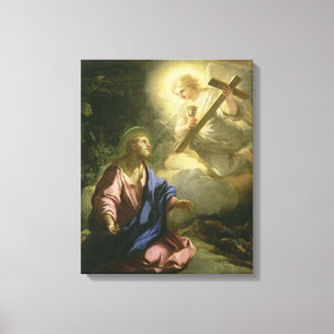 De Agony in de tuin Canvas Afdruk