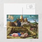 De Agony in de tuin door Andrea Mantegna Briefkaart (Voorkant / Achterkant)