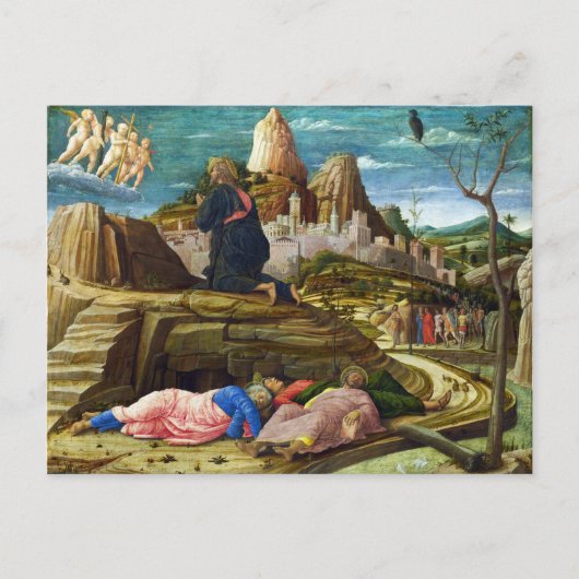 De Agony in de tuin door Andrea Mantegna Briefkaart (Voorkant)