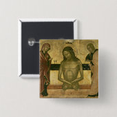 De Agony van Christus Vierkante Button 5,1 Cm (Voorkant /achterkant)