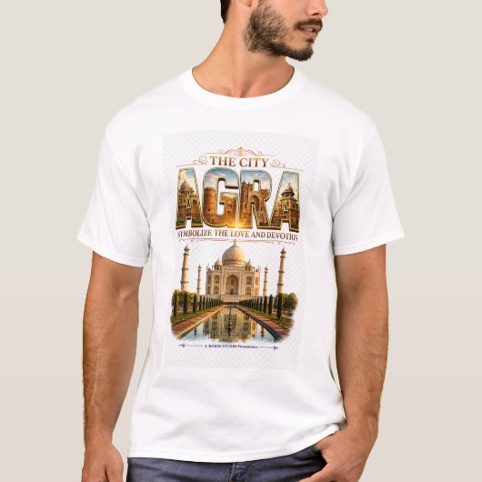 De "AGRA" Designer T-Shirts  (Voorkant)