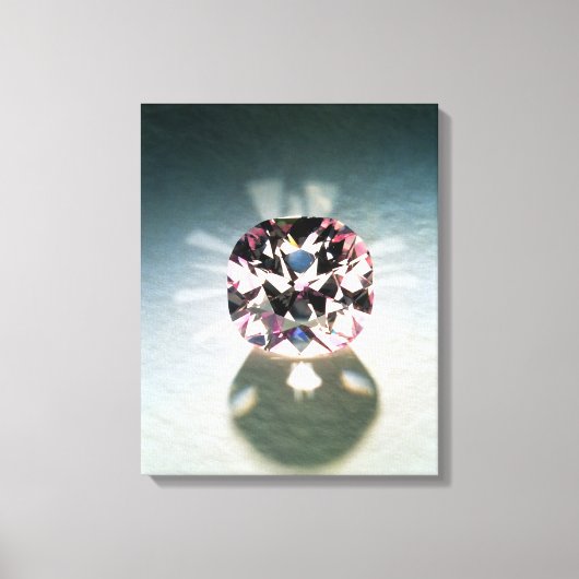 De Agra Diamond Canvas Afdruk (Voorkant)