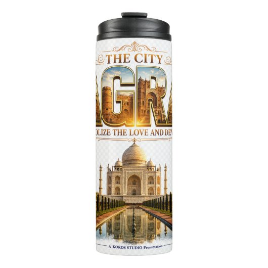 De "Agra" tumbler Thermosbeker (Voorkant)