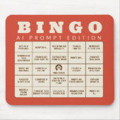 De AI Bingo - Directe editie - Maak je eigen Muismat (Voorkant)