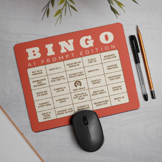 De AI Bingo - Directe editie - Maak je eigen Muismat