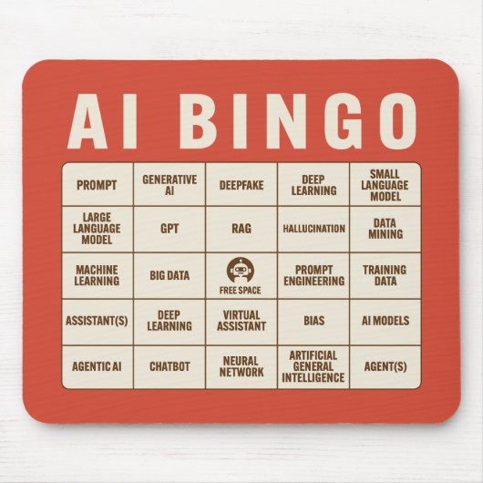 De AI Bingo Muismat (Voorkant)