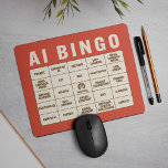 De AI Bingo Muismat<br><div class="desc">Op zoek naar het perfecte kantoor-geschenk dat plezier (en een vleugje vriendelijke concurrentie) brengt naar vervelende vergaderingen? Zoek niet verder - onze AI Buzzword Bingo Mousepad transformeert elke conferentie vol jargon in een vermakelijk spel van mentale bingo! De opvallende koraalrode achtergrond toont een klassiek bingoraster van trending AI-termen - van...</div>