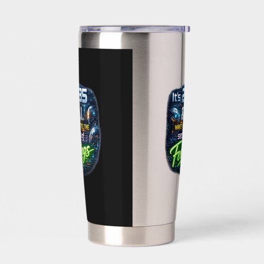 De "AI" Geciteerde Tumbler Geïsoleerde Drinkbeker (Links)