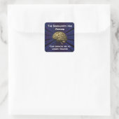 De AI-singulariteit is gearriveerd Vierkante Sticker (Tas)