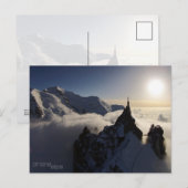 De Aiguille du Midi en Mont Blanc Briefkaart (Voorkant / Achterkant)