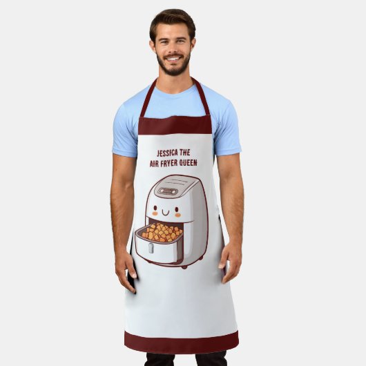 De Air Fryer Queen Schort (Gedragen)