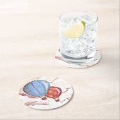 De Air I Breathe door AnyaC Ronde Kartonnen Onderzetter (Insitu)