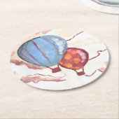 De Air I Breathe door AnyaC Ronde Kartonnen Onderzetter (Gebogen)