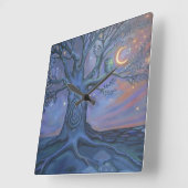 De airy Deurschoudertas - Kunstklok Vierkante Klok (Hoek)