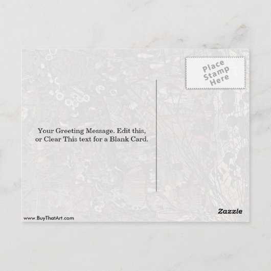 De airy Feller's Master-Stroke van Richard Dadd Briefkaart (Achterkant)