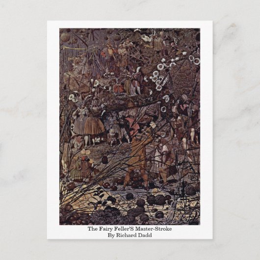 De airy Feller's Master-Stroke van Richard Dadd Briefkaart (Voorkant)