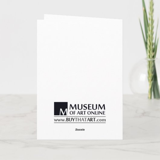 De airy Feller's Master-Stroke van Richard Dadd Kaart (Achterkant)