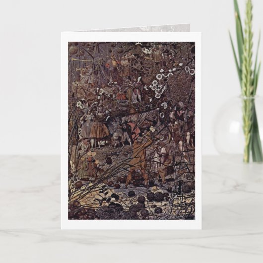 De airy Feller's Master-Stroke van Richard Dadd Kaart (Voorkant)