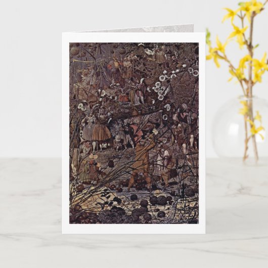 De airy Feller's Master-Stroke van Richard Dadd Kaart (Gele Bloem)