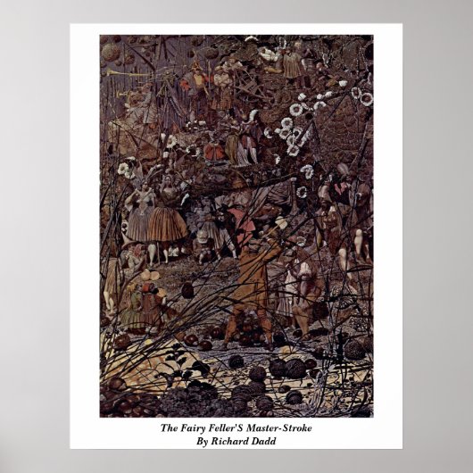 De airy Feller's Master-Stroke van Richard Dadd Poster (Voorkant)