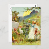 De airy Prince en Thumbelina Briefkaart (Voorkant / Achterkant)