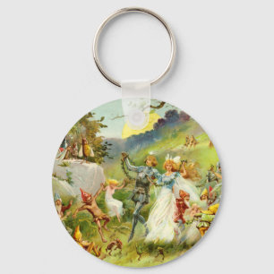 De airy Prince en Thumbelina Sleutelhanger