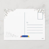 De Ais Ikat Tepi Maleisië Feestdagenkaart (Achterkant)