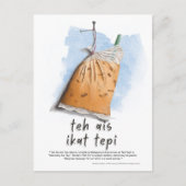 De Ais Ikat Tepi Maleisië Feestdagenkaart (Voorkant)