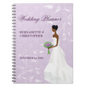 De Aisle Paars Wedding Planner lopen Notitieboek (Voorkant)