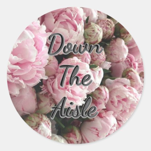 De Aisle Wedding Stickers (Voorkant)