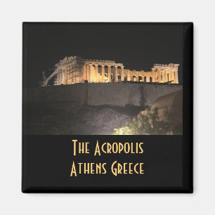De Akropolis Parthenon Athens Griekenland magneet