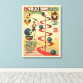 De Akte van M'lle Norada Frans Canvas Afdruk (Insitu (Houten vloer))