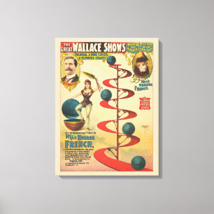 De Akte van M'lle Norada Frans Canvas Afdruk