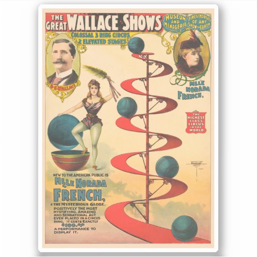 De Akte van M'lle Norada Frans Sticker (Voorkant)