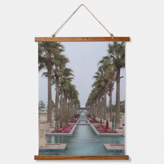 de Al-Khobar in Corniche, Saoedi-Arabië Hangend Wandkleed (Voorkant)