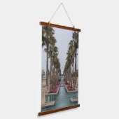 de Al-Khobar in Corniche, Saoedi-Arabië Hangend Wandkleed (Gebogen)