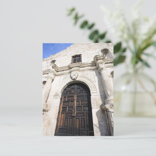 De Alamo in San Antonio, Texas Briefkaart (Staand voorkant)