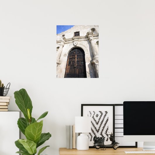 De Alamo in San Antonio, Texas Poster (Thuiskantoor)