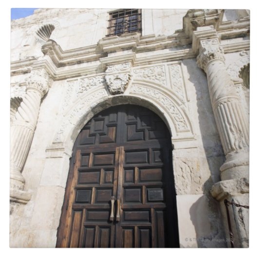 De Alamo in San Antonio, Texas Tegeltje (Voorkant)