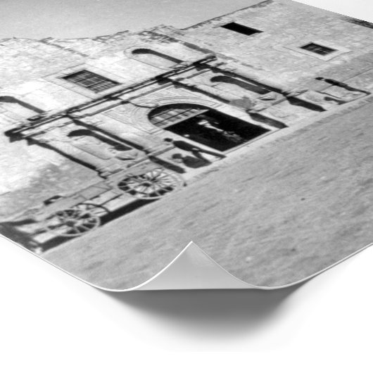 De Alamo in San Antonio, TX 1 Poster (Hoek)