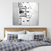 De Alamo in San Antonio, TX foto #1 Canvas Afdruk (Insitu (Slaapkamer))