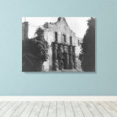 De Alamo in San Antonio, TX foto #2 Canvas Afdruk (Insitu (Houten vloer))
