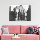 De Alamo in San Antonio, TX foto #2 Canvas Afdruk (Insitu (Woonkamer))