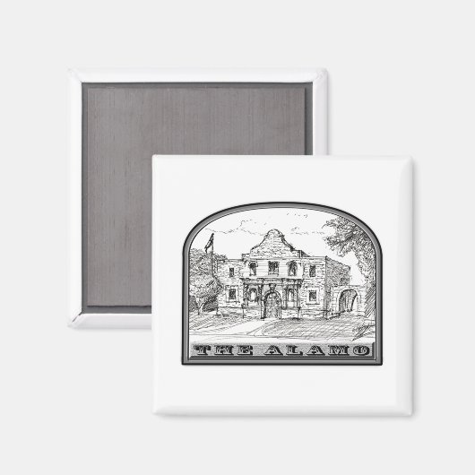 De Alamo: Magneet (Voorkant / Achterkant)