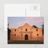 De Alamo-missie in de moderne San Antonio, 2 Briefkaart (Voorkant / Achterkant)